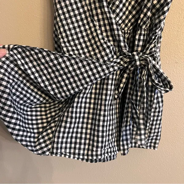 LIONESS Rouje Gingham‎ Romper - Image 5