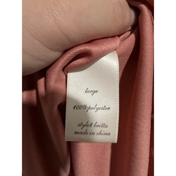 Altar'd State Womens Sleeveless Wrap Mini Dress Britta Large Dusty Mauve NWT $70 - Image 4