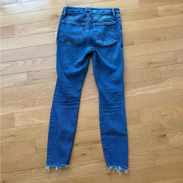 Good American Good Legs Denim Jeans Size 4/27 Skinny Slim Distressed High Rise - Image 3
