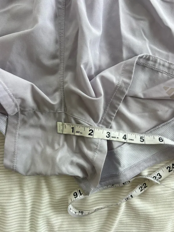 Adidas Lavender Running Shorts - Image 8