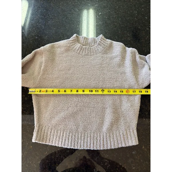Ugg Sweater Sz Sm Soft Warm Winter Lounge Top Beige Luxury Shirt‎ Pullover - Image 6