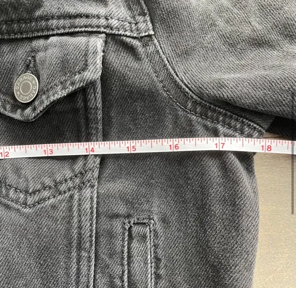 Garage Cropped Denim Jacket - Image 4