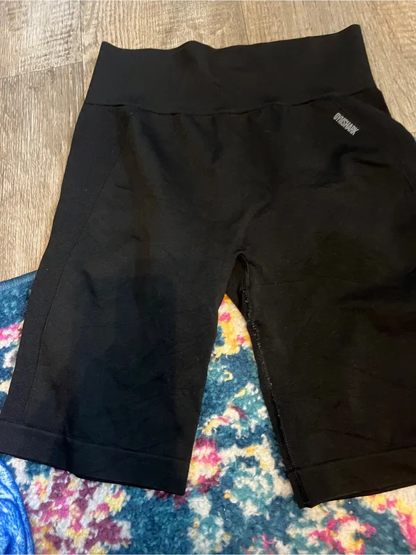Gymshark black biker shorts size L - Image 6