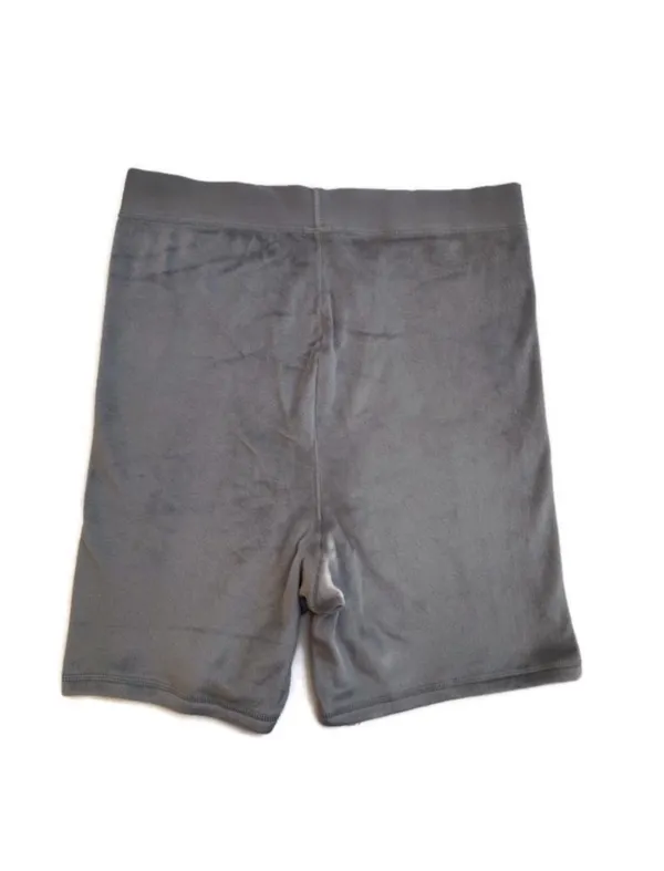 Skims Smoke Velour Bike Shorts Fitted Boxer Style Large - Image 2