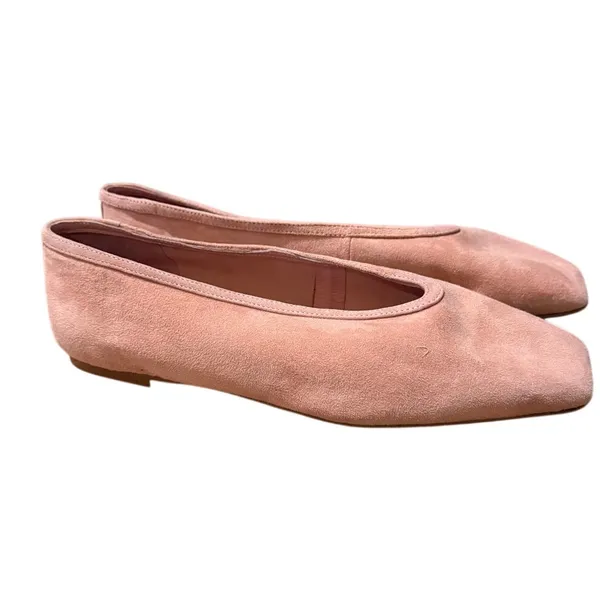 NWT Tony Bianco Blossom Square Toe Suede Bianca Flats Women's Sz. 7 - Image 4