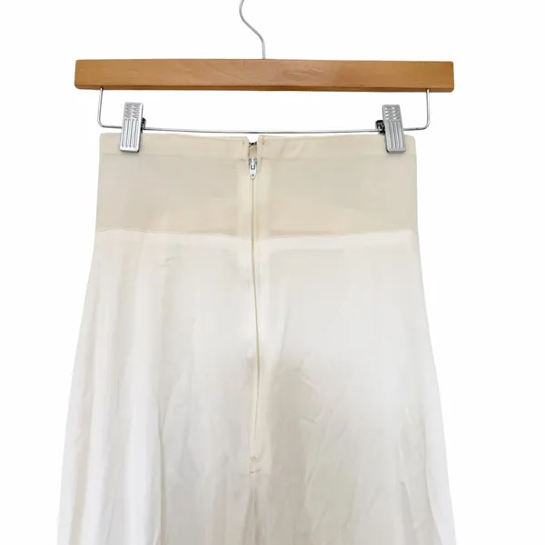 Vintage White Maxi Slip Skirt Coquette Fairycore Sz XS - Image 4