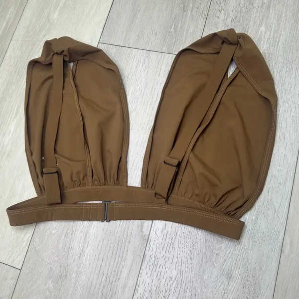 Bumpsuit The‎ Eddie swim top chestnut maternity swim top bathing suit XL brown - Image 8