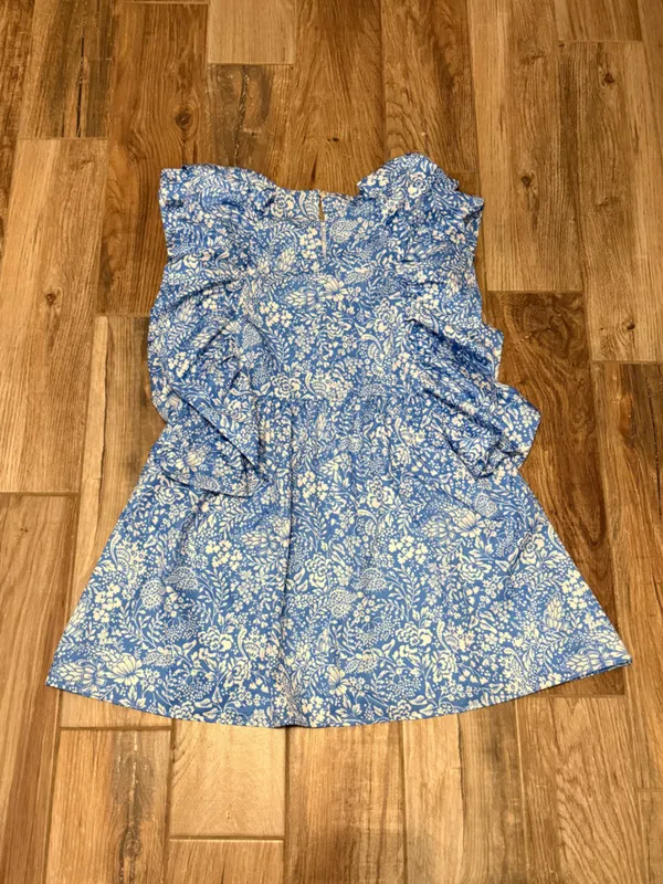 Pinch Floral Oversize Ruffle Sleeve Dress - Image 5