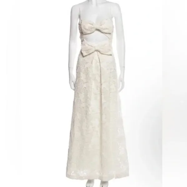 NWOT zimmermann bow lace gown - Image 4