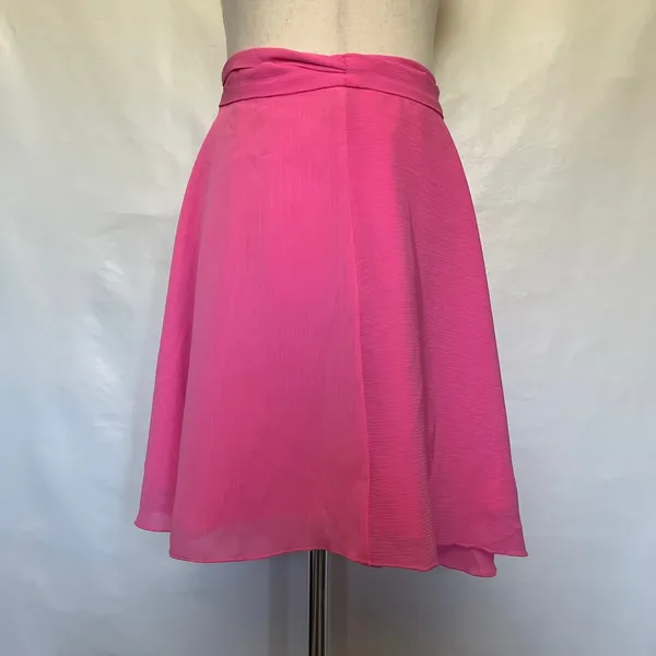 Showpo Wrap Y2K Mini Skirt 8 Coquette Ballet Festival Tie Bow Flowy Soft Girl - Image 5