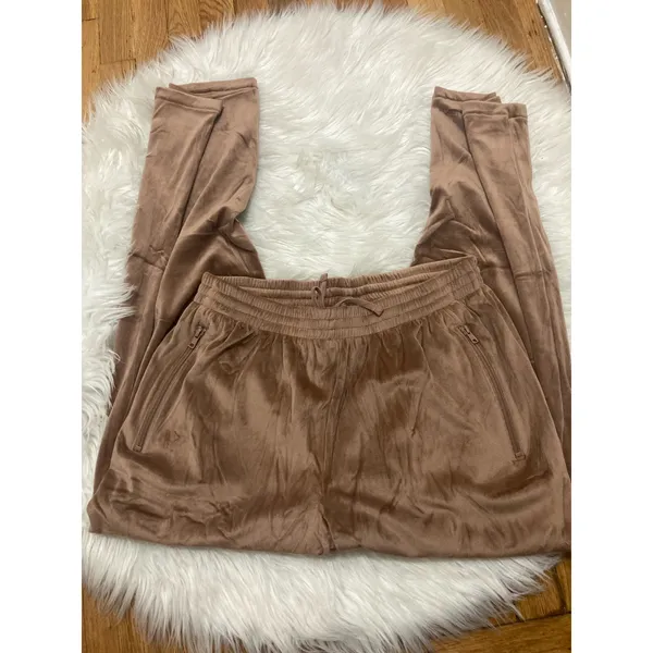 SKIMS Size Large Velour Track Pant in Sienna Women’s Lounge Sweat Pants NWT - Image 10