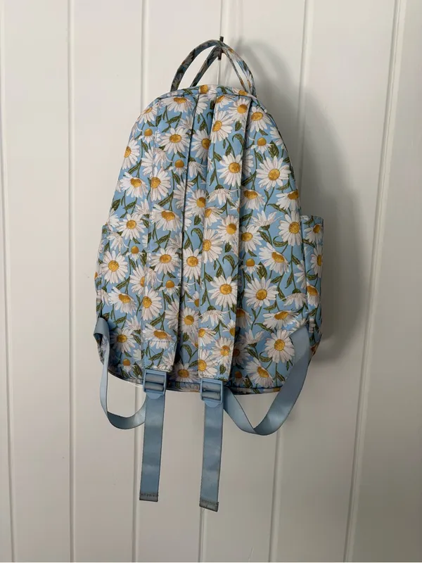 Daisy print backpack Blue - Image 8