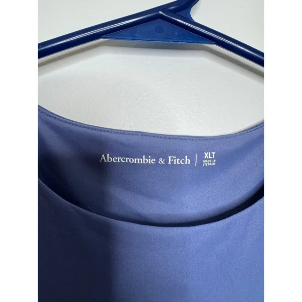 Abercrombie & Fitch Body Suit Womens XLT Blue Excellent Short Sleeve Crew Neck - Image 2