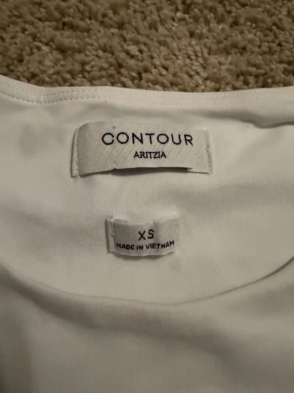 Aritzia Contour Top White xs - Image 4