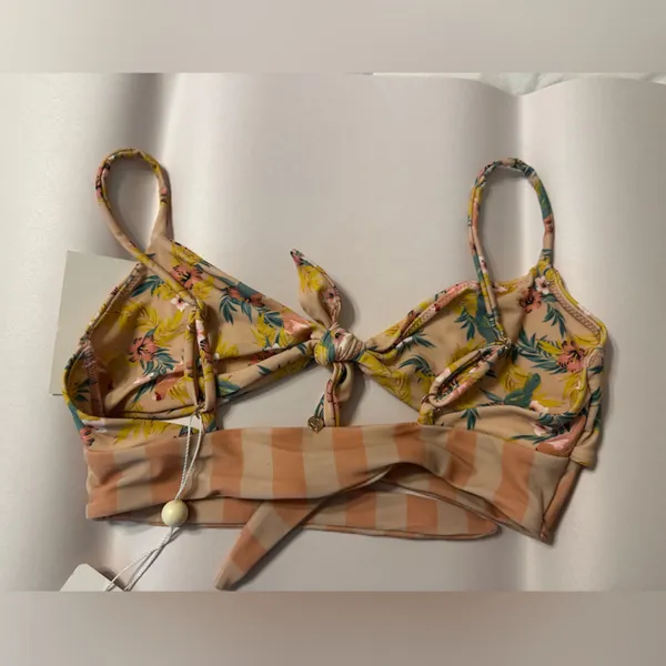 For Love And Lemons Tahiti Tie Bikini Top - NWT - Size S - Image 3
