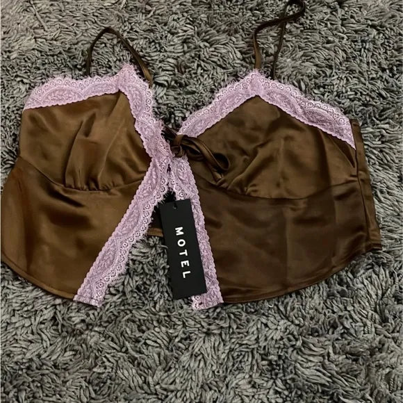 Motel tank top satin NWT - Image 2