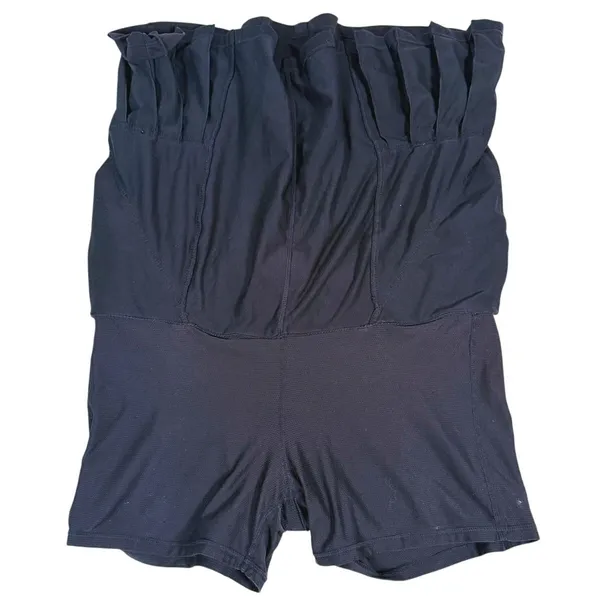 Athleta Lined Pleated Skort Size L Black Tennis Pickleball Golf Athletic Sporty - Image 4