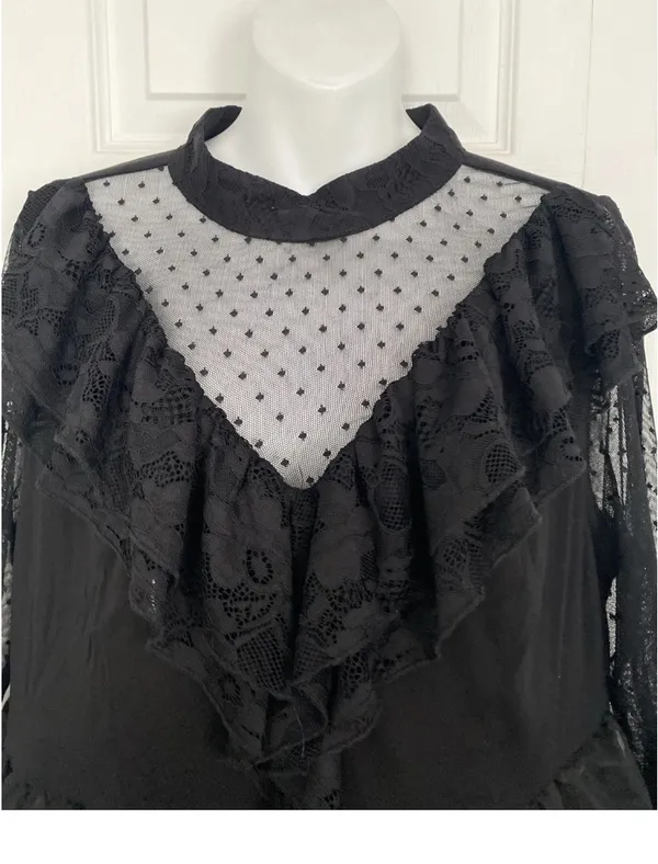 Torrid Plus 0X Black Torrid Gothic Goth Halloween Dress Costume - Image 4