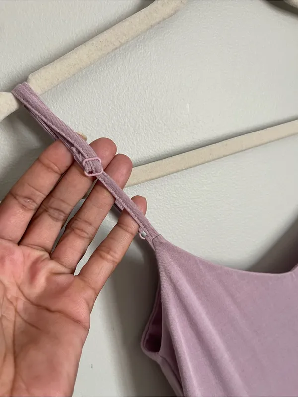 ASOS | Mauve Purple Spaghetti-Strap Pleated Maxi Dress Sz 0 - Image 6