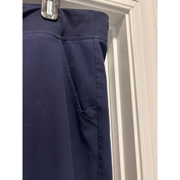 Zamora Jogger Scrub Pants Navy Blue Size XL Medical Healthcare Tie Waist - Image 5