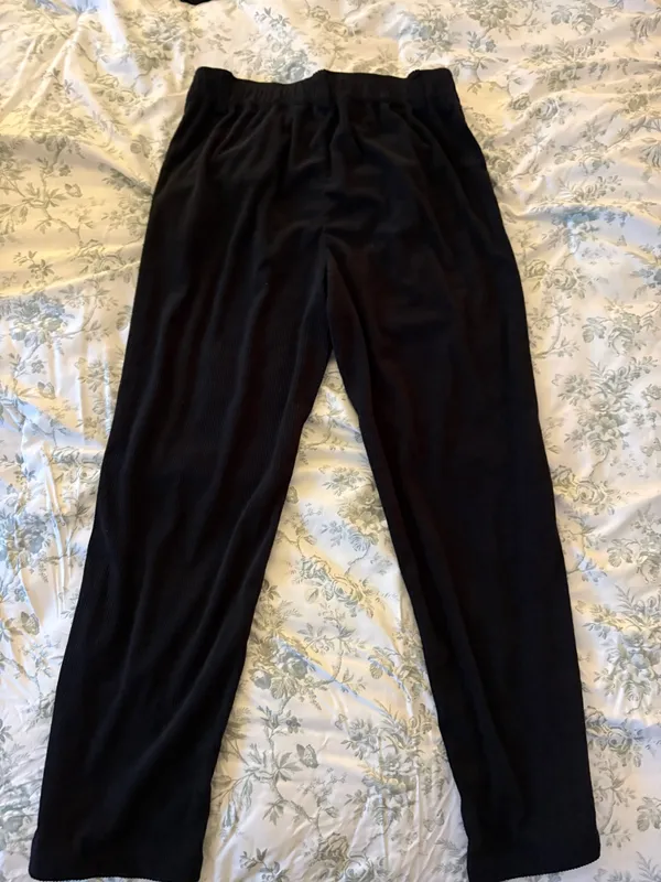 Halara Corduroy Pants in Black - Image 2