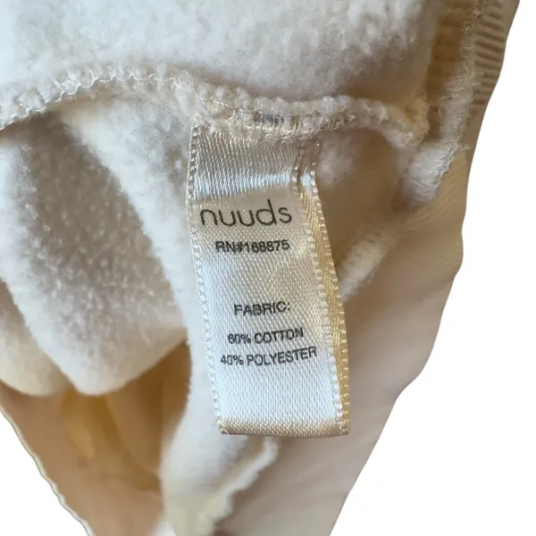 NUUDS Beige‎ Oversized Crewneck Sweatshirt Est. 2022 Birthday Drop XL - Image 5