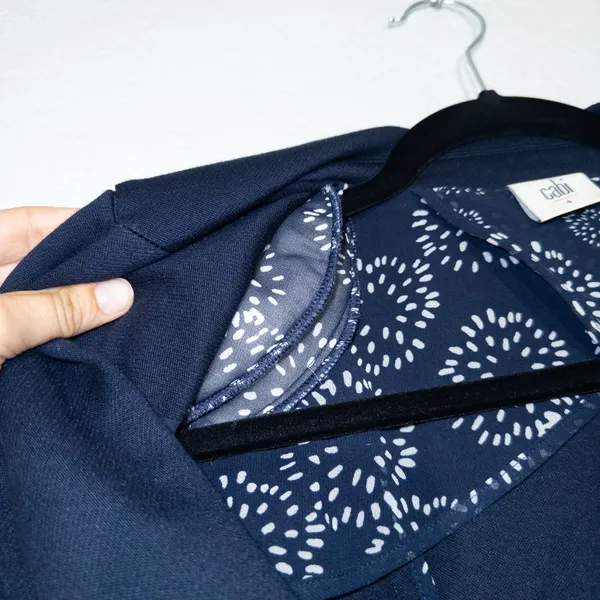 CAbi Classic Navy Blue Grand Slam Nautical Blazer Size 4 - Image 7