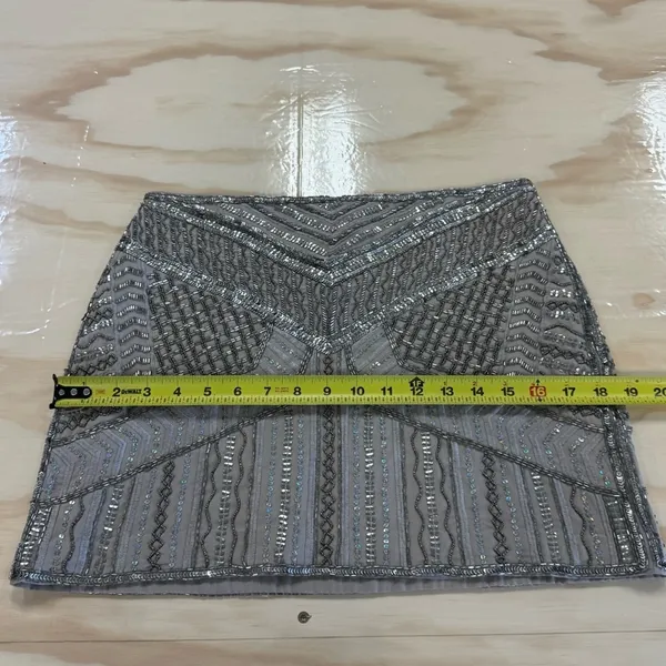 NWT Club Monaco Beaded Itzel Party Embellished A-line Mini Skirt Sz‎ 6 - Image 12