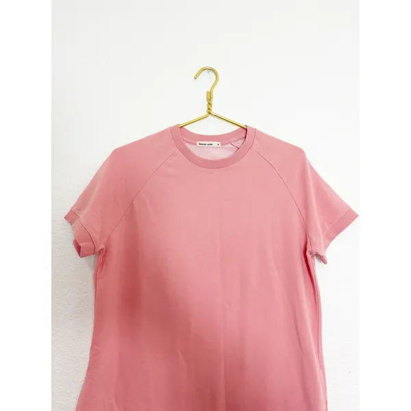 Marine Layer Cassidy Sweatshirt Mini Dress Size Medium Vintage Peach Preppy - Image 5