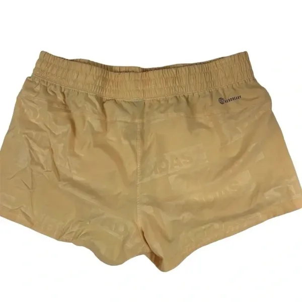 Adidas‎ Women's Aeroready Activewear Shorts Orangish Yellow Size M - Image 2