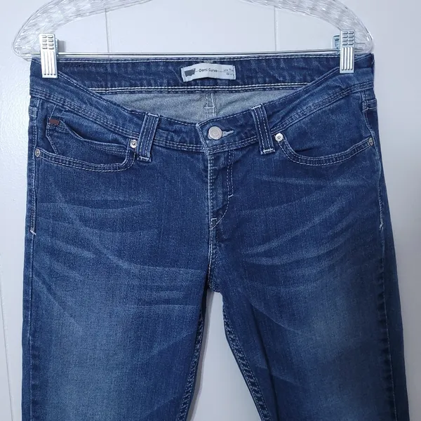 Levi’s Demi Curve Skinny Jeans Womens 31 Low Rise Medium Wash Y2K - Image 2