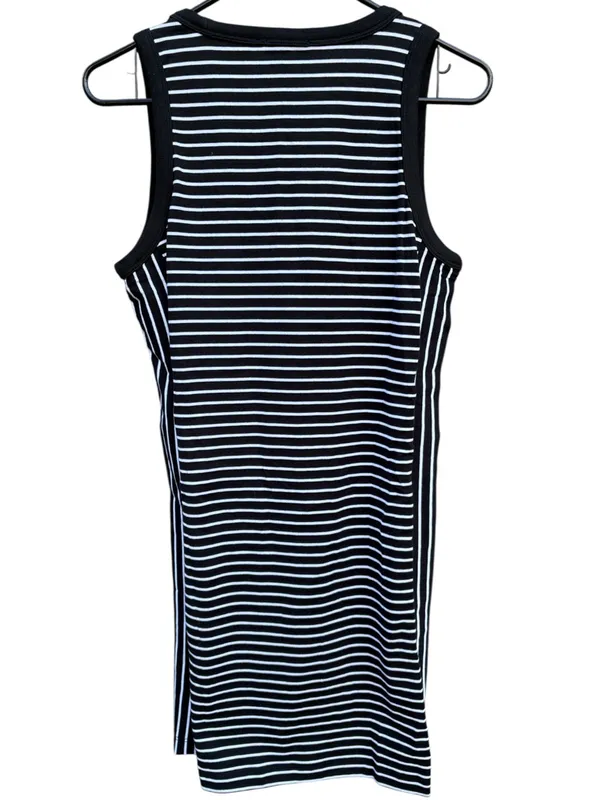 NWT EVEREVE CHARLIE Scoop Neck Pima Cotton Dress Stripe Large Retail $98.00 - Image 10