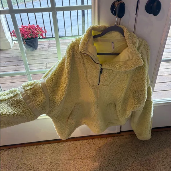 FP Movement by Free People Light Yellow Sherpa Pullover - Image 2