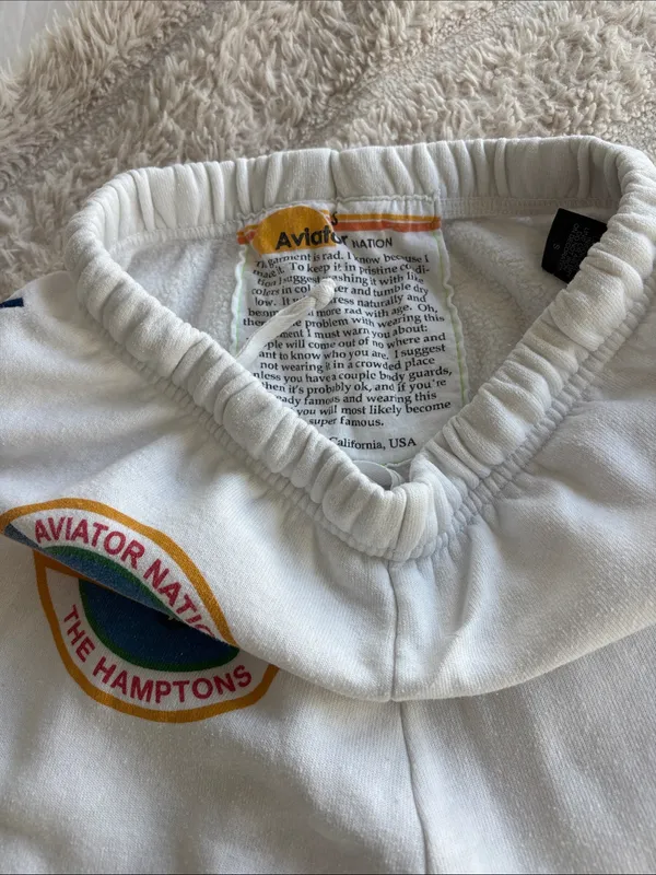Aviator nation the hamptons sweatpants size small - Image 2