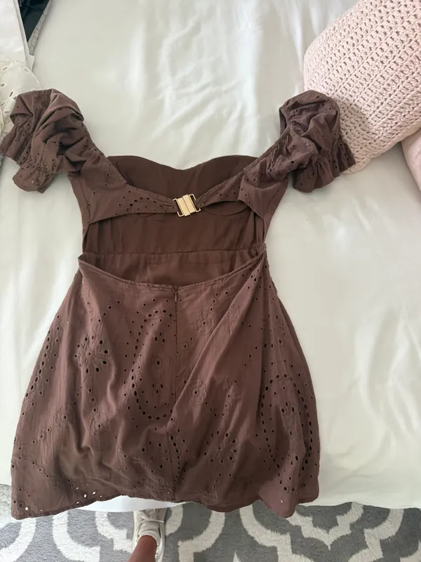 Brown Mini Dress Size XS - Image 2