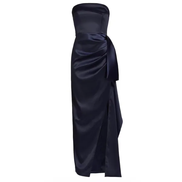 Nicholas Erelyn Strapless Gown In Black Size 4 / Small - Image 4