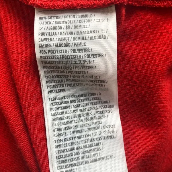 Hollister Embroidered Red Women's Tee Size M - Image 8