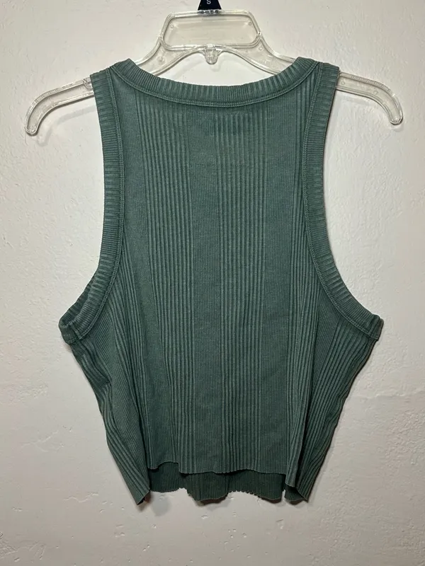 Aerie Textured Free Spirit Ribbed Tank Top - Image 2