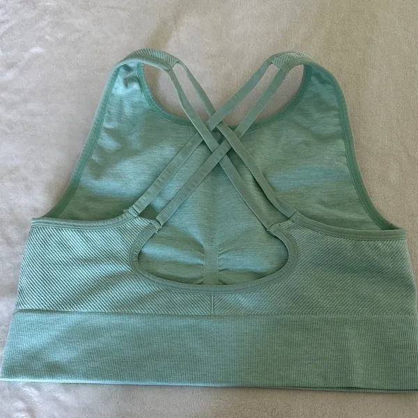 New Balance Women's Mint Green Sports Bra - Image 3