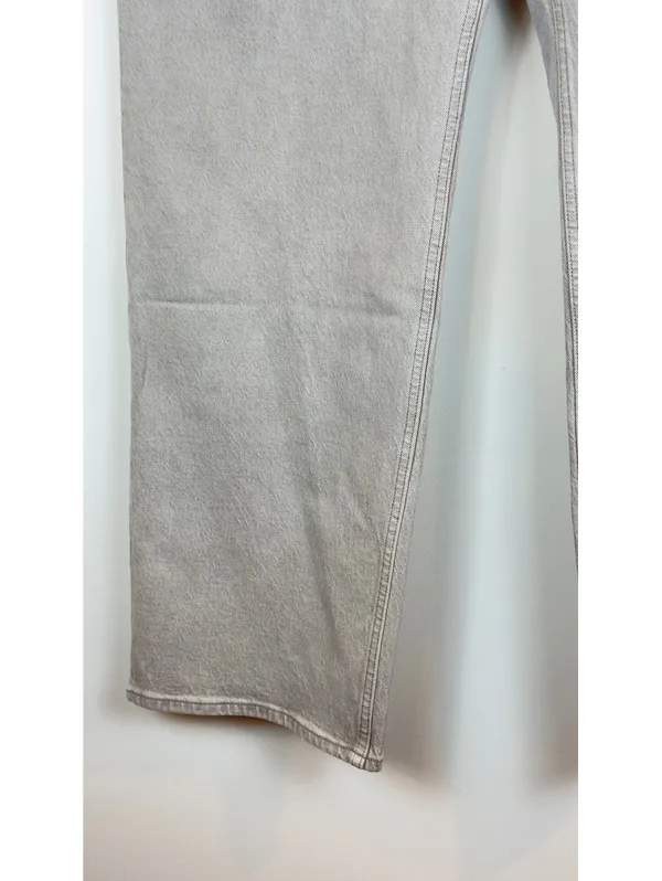 Abercrombie & Fitch 90s Relaxed NWTJeans High Rise Gray Size 34 18R Straight Leg - Image 8
