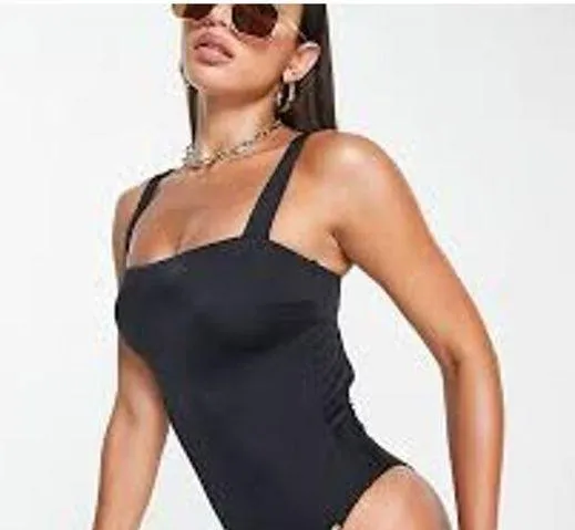 AERIE Cheeky One Piece Swimsuit Black Size Small S - Image 2