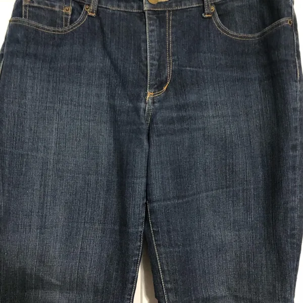 7 seven jeansmedium wash‎ jeans flare style women’s size 14 - Image 2