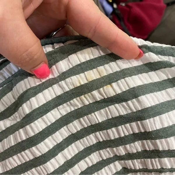 Anthropologie | Cartonnier Striped Romper Tie Waist - Image 7