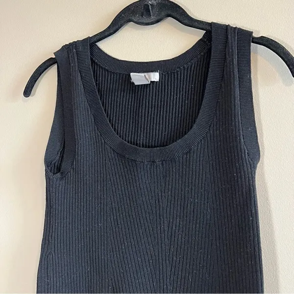 ✨ H&M Women’s Black Sweater Tank Top Small‎ - Image 2