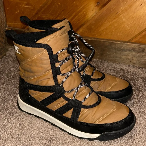 Sorel Whitney II Short Lace unisex winter waterproof elk tan boots - Image 5