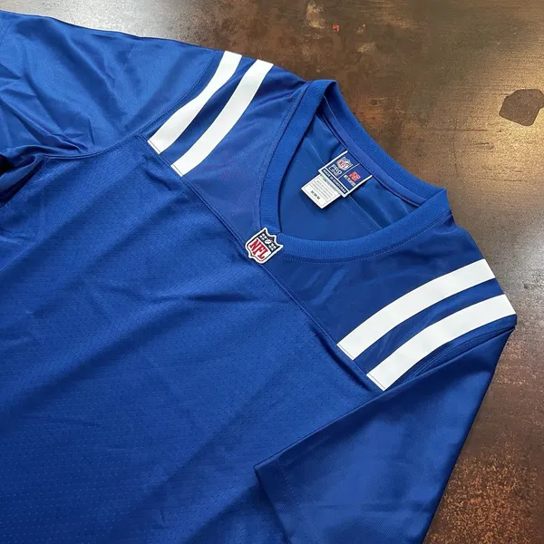 Indianapolis Colts NFL Pro Line Blank Jersey Women’s Medium Blue/White NFL Sport - Image 2