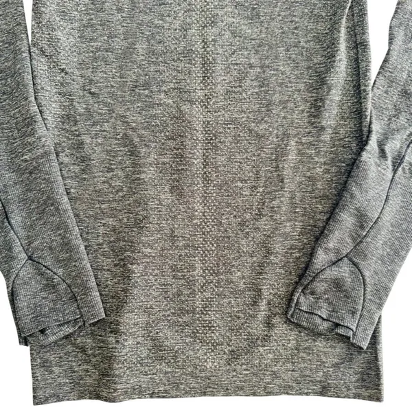 Lululemon Swiftly 2.0 Army Green Black Size 4 Long Sleeve Run Gym - Image 5