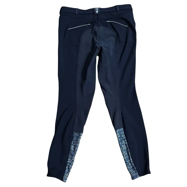 Horze Supreme Women’s Size 30 Riding Breeches Pants Equestrian Navy Blue - Image 2