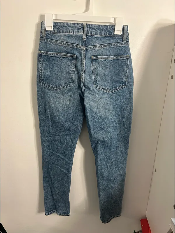 ZARA TRF Mid-Rise Straight Leg Jeans - Image 5