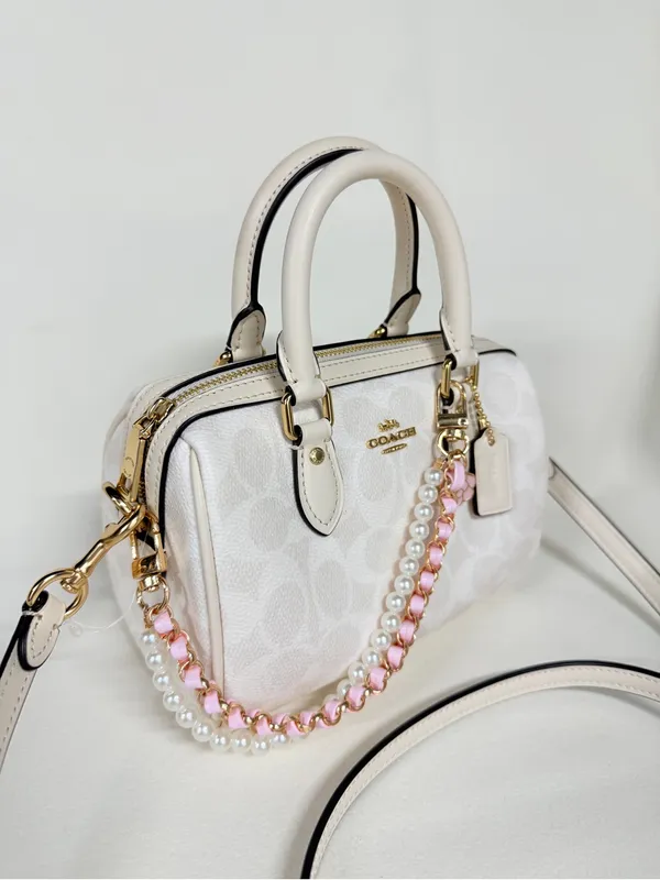 coach Mini Rowan Crossbody in signature canvas cw329 - Image 2